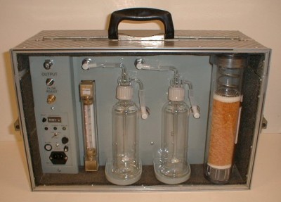 RCD Tritium HTO bubbler sampler